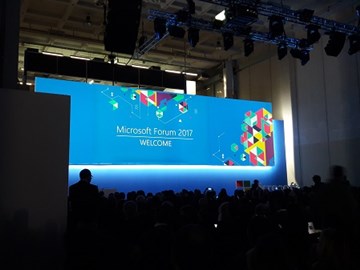 Microsoft Forum 2017 sessione plenaria