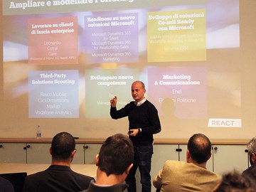 Francesco Landi illustra il piano Sales&Marketing