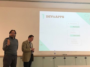Livio Vezzi e Antonio Pierascenzi presentano il CC Dev&Apps