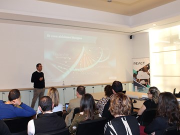 Marco Borgherese illustra il dna tecnologico di React
