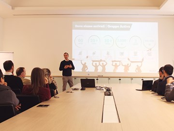 Marco Borgherese illustra i risultati raggiunti dal Gruppo Activa fino al 2018