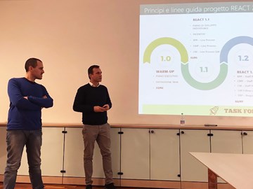 Marco Borgherese e Federico Dionisio illustrano i principi e le linee guida del progetto React 2.0 