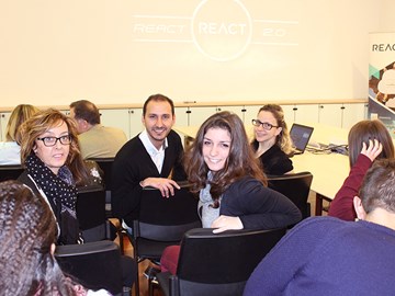 Partecipanti al kick off React per il 2018