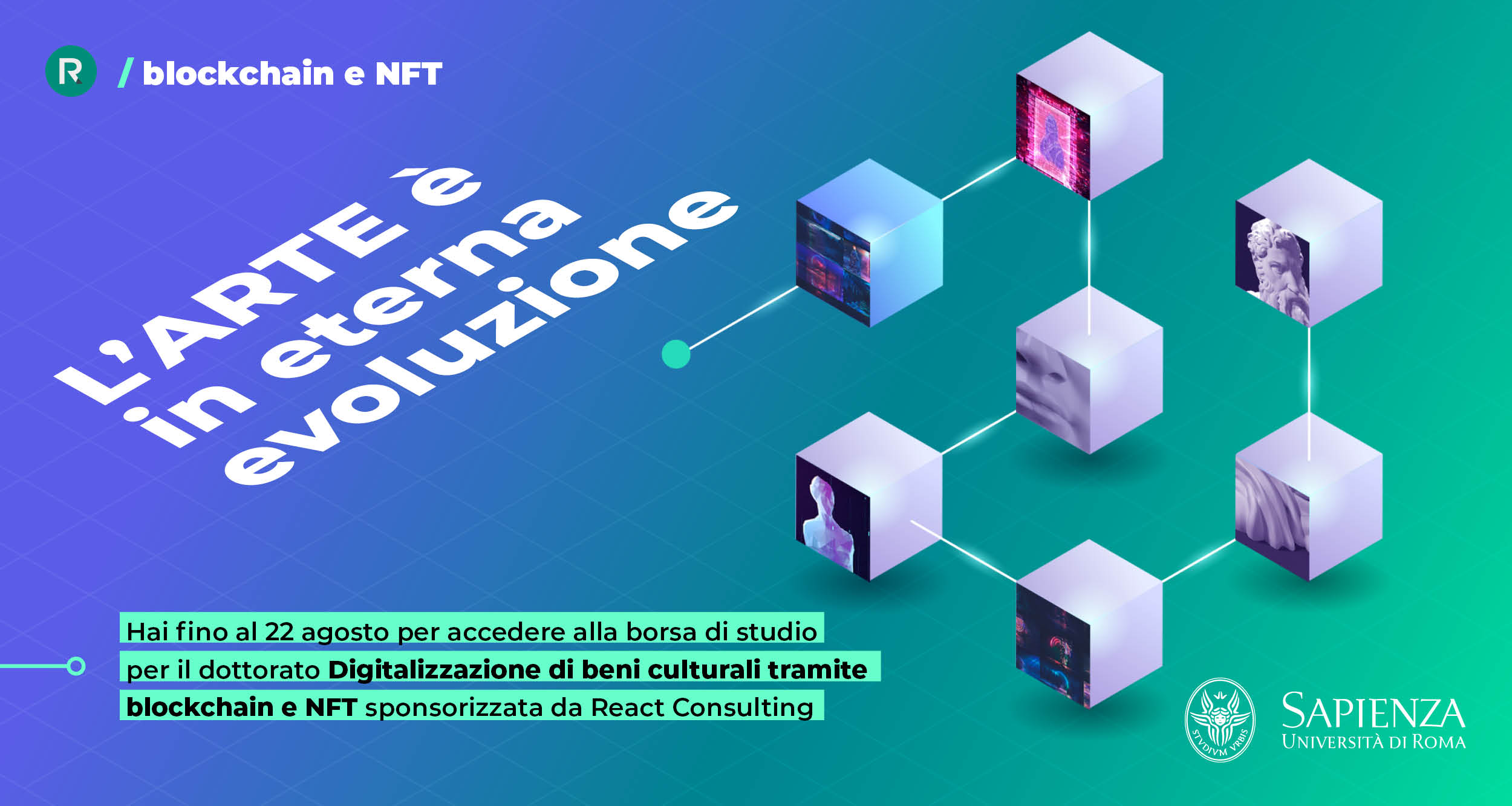 Dottorato 'Digitalizzazione di beni culturali tramite blockchain e NFT